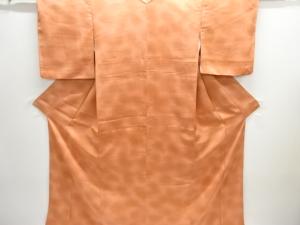 のり散らし織り出し暈し色無地着物